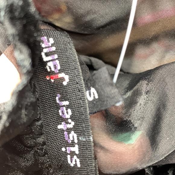 Sister Jane framed jacquard black dress new without tags small, Medium - Picture 7 of 7